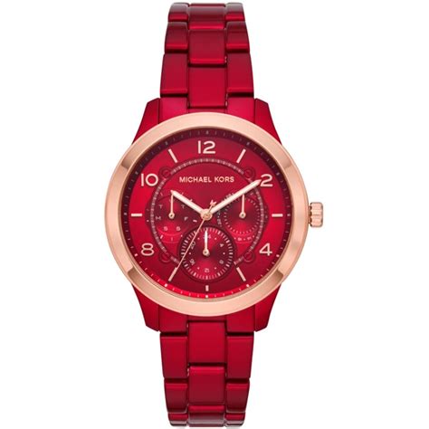 michael kors uhr damen rot|Michael Kors damenuhrn.